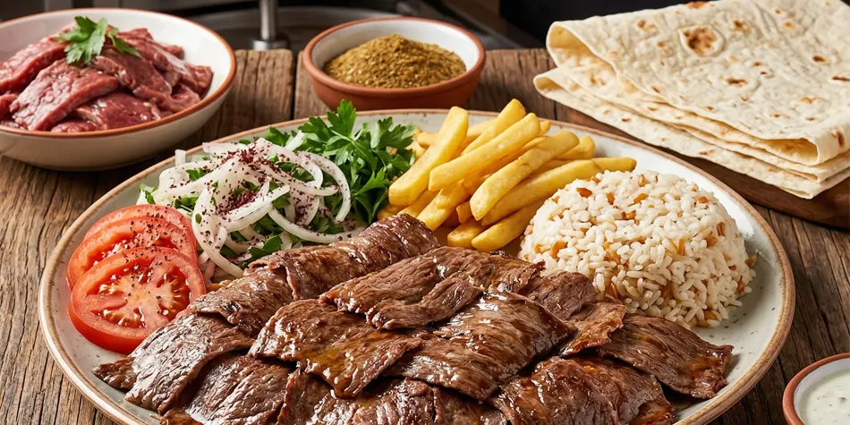 Recept voor rundvleesdöner kebab: een uitgebreide handleiding