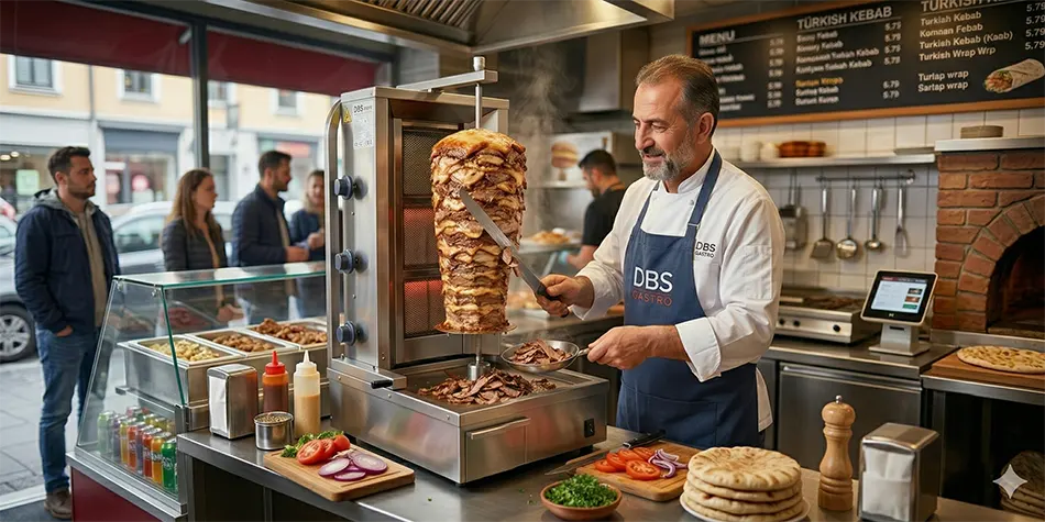 DMC-serie döner kebab grills