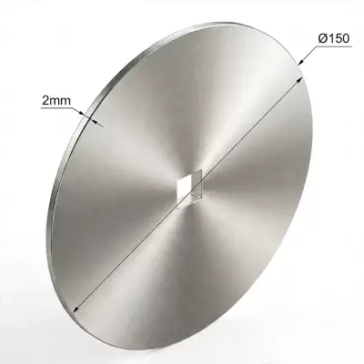 DA-27 Geperforeerde roestvrijstalen schijf (Ø150/2mm)