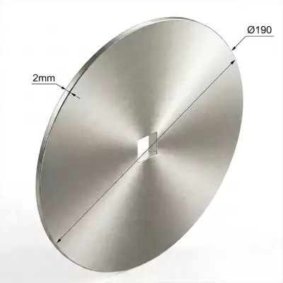 DA-26 Geperforeerde roestvrijstalen schijf (Ø190/2mm)