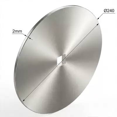 DA-105 Geperforeerde schijf van roestvrij staal (Ø240/2mm)