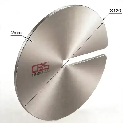 YM-1425 roestvrijstalen sleufschijf (Ø120/2mm)