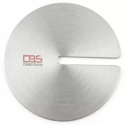 Disco ranhurado em aço inoxidável YM-1425 (Ø120/2mm)