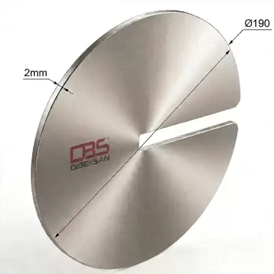 YM-025 roestvrijstalen sleufschijf (Ø190/2mm)