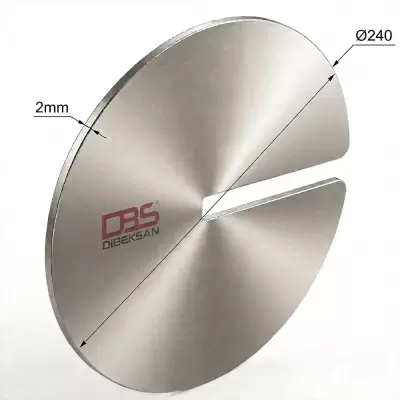 DA-51 roestvrijstalen sleufschijf (Ø240/2mm)