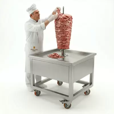 Carrello per avvolgere il kebab DS-272