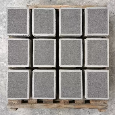 Forno per kebab a gas HM-1690 con pietra radiante (a nido d'ape)