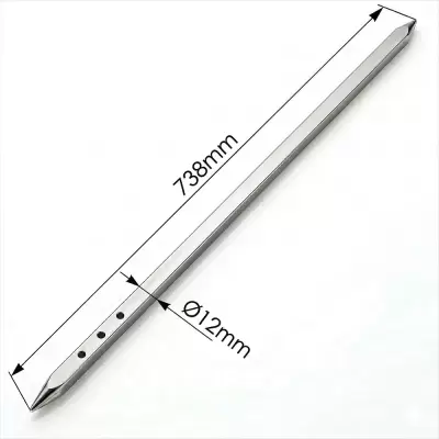 YM-1240 döner kebab inzetspies (Ø12/738mm)