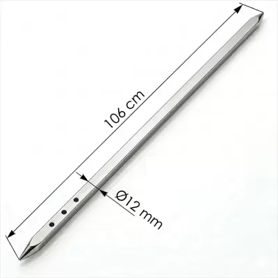 YM-1243 Döner kebabspies (Ø12/106cm)
